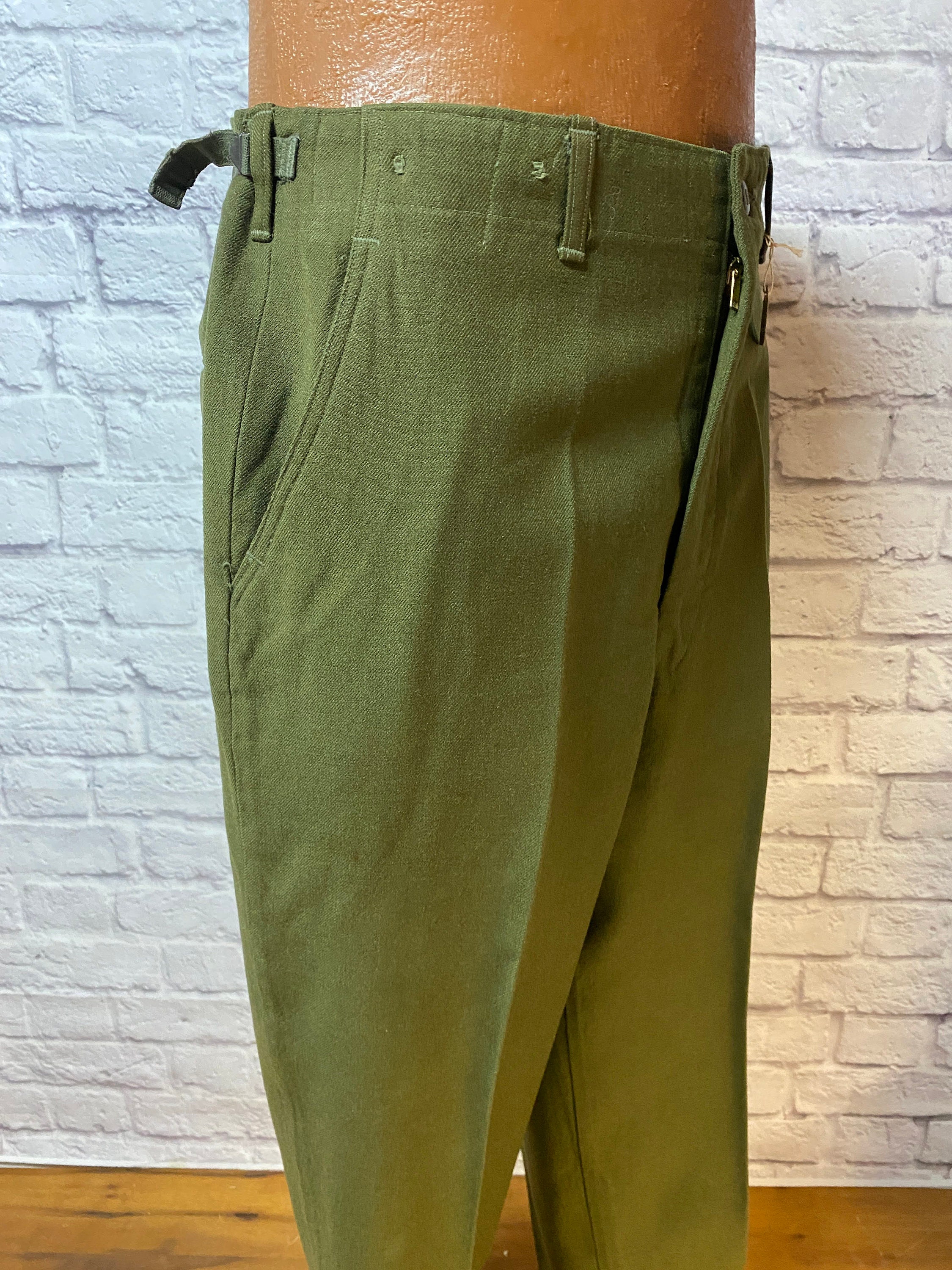 NOS M-51 Korean War US Army Men's Field Wool Olive Green