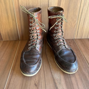 60&#39;s Dunham&#39;s Tyroleans moc toe work hunting outdoor boots size 11 made in U.S.A.