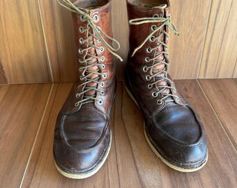 Vintage Ufcw Leather Worker Boots Size 11 Eee - Etsy display picture 1