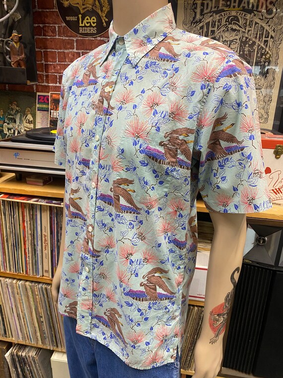 Reyn Spooner Hawaiian men's cotton shirt size M m… - image 6