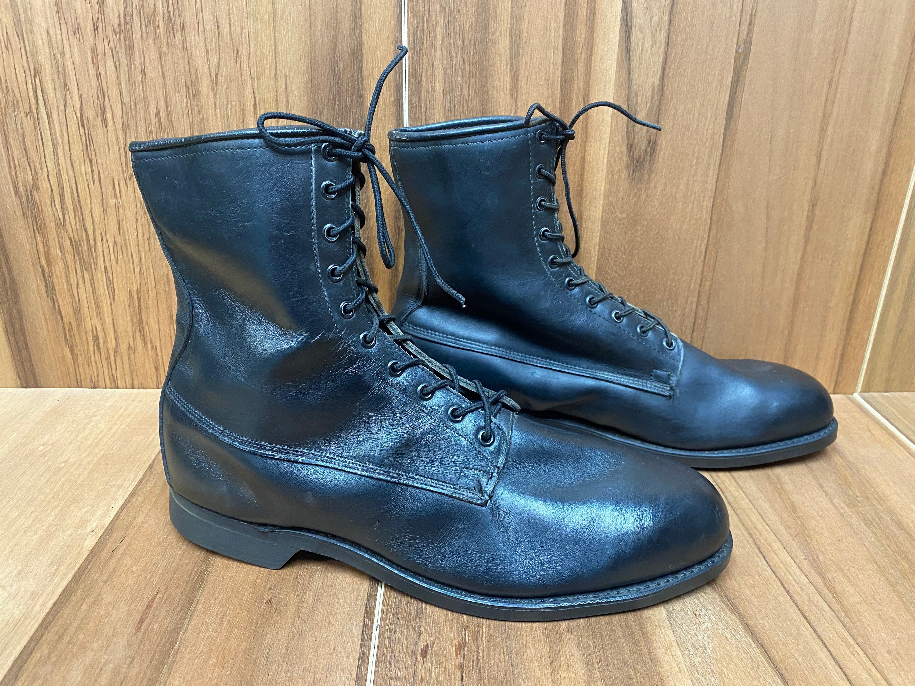 70's NOS Addison Shoe Co. Combat Jump Utility Army Boots Steel Toe