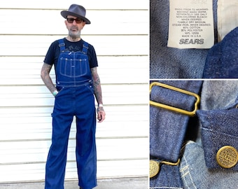 Deadstock Pointer Hickory Denim Work Overalls Railroad Carpenter