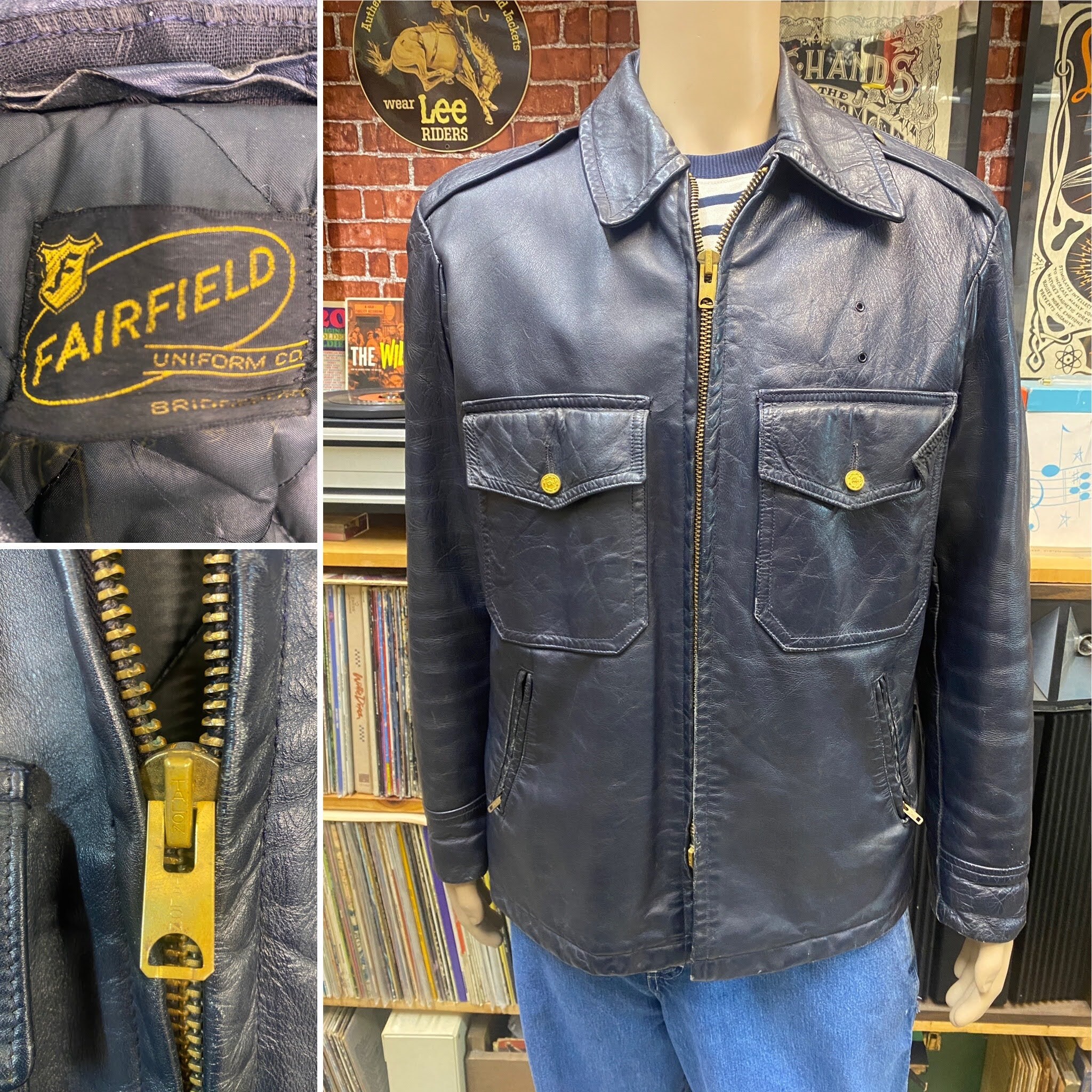 Chicago Police Leather Jacket - Etsy Chicago Police Leather Jacket - Etsy