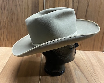 1950s Stetson 100X Beaver Cowboy Hat, Shudde Bros, Size 7 1/4 - Etsy