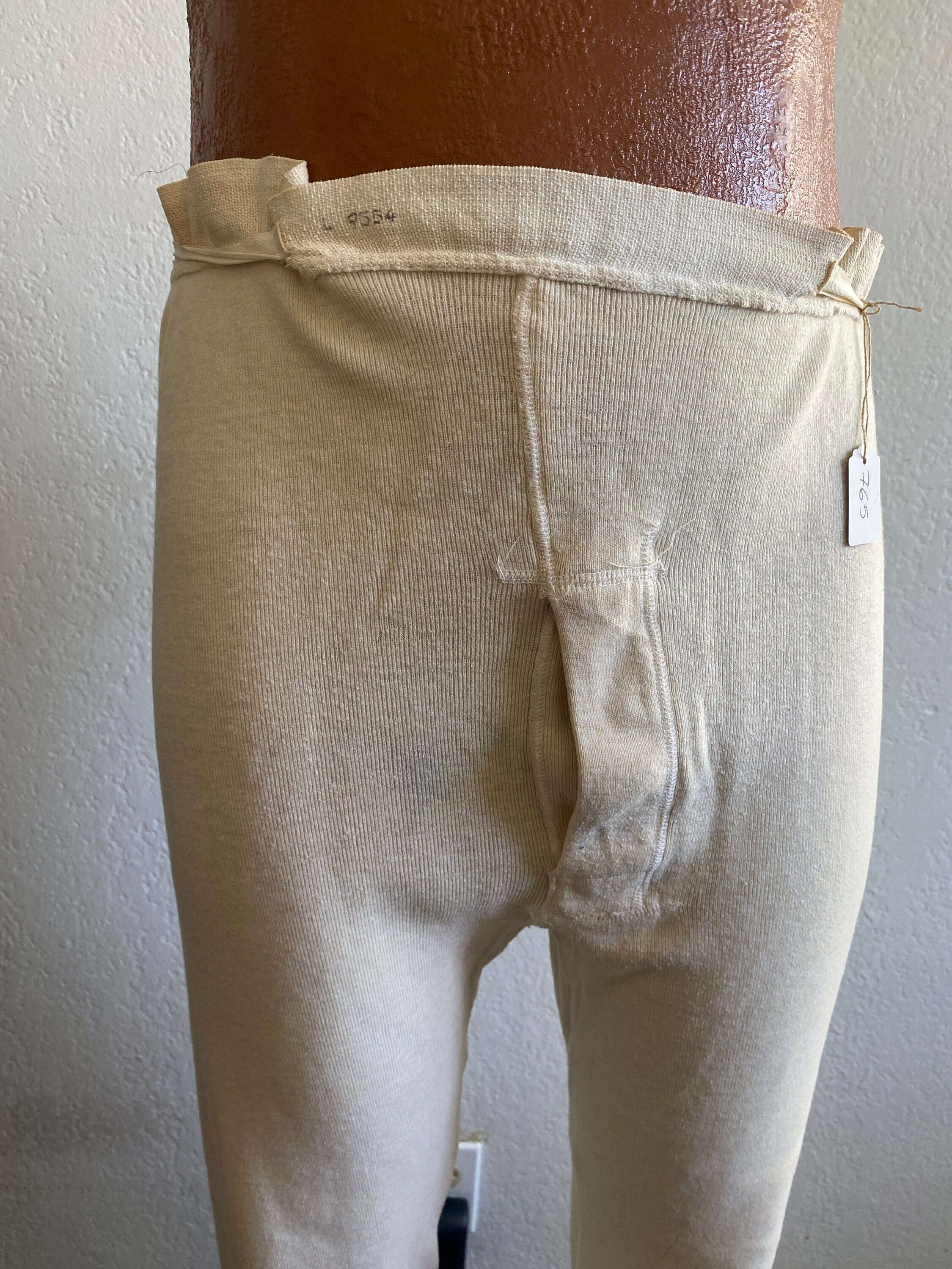 50's Vintage Military Winter Drawers Army Long Johns