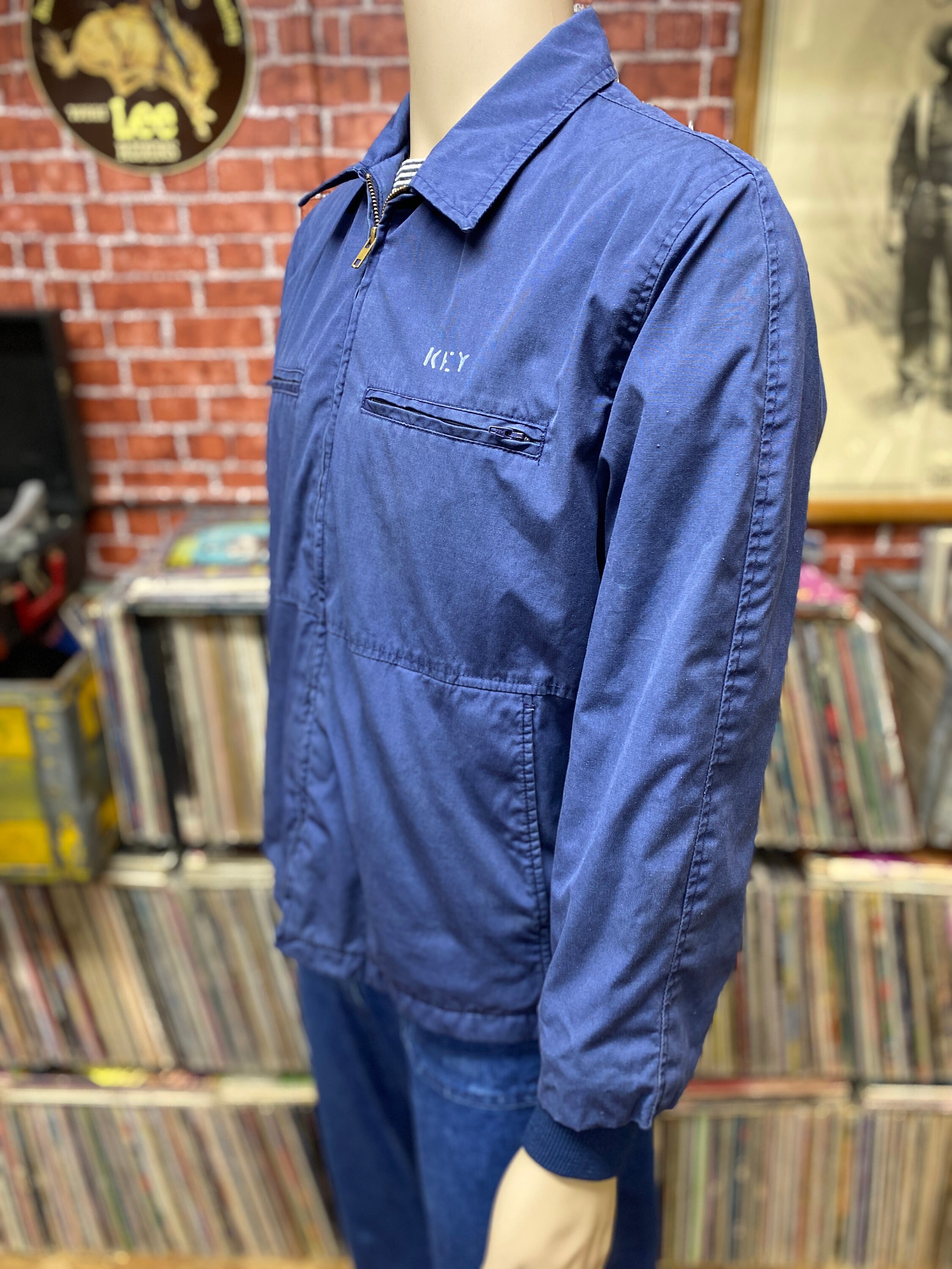 手数料安い 70年代 US 44L JACKET UTILITY NAVY ブルゾン