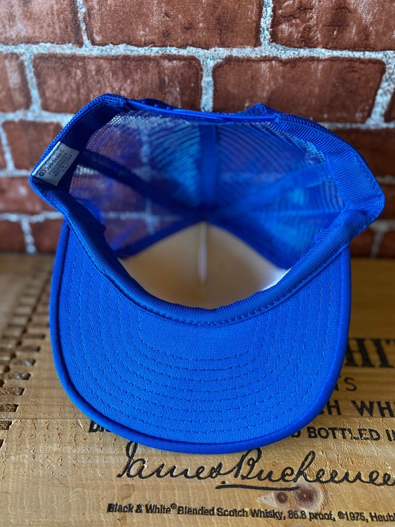 GTE blue mesh trucker hat snapback one size fits … - image 6