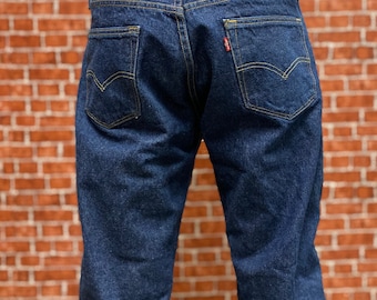 34x32 Levi's 501 Denim Cowboy Boot Cut Straight Jeans - Etsy