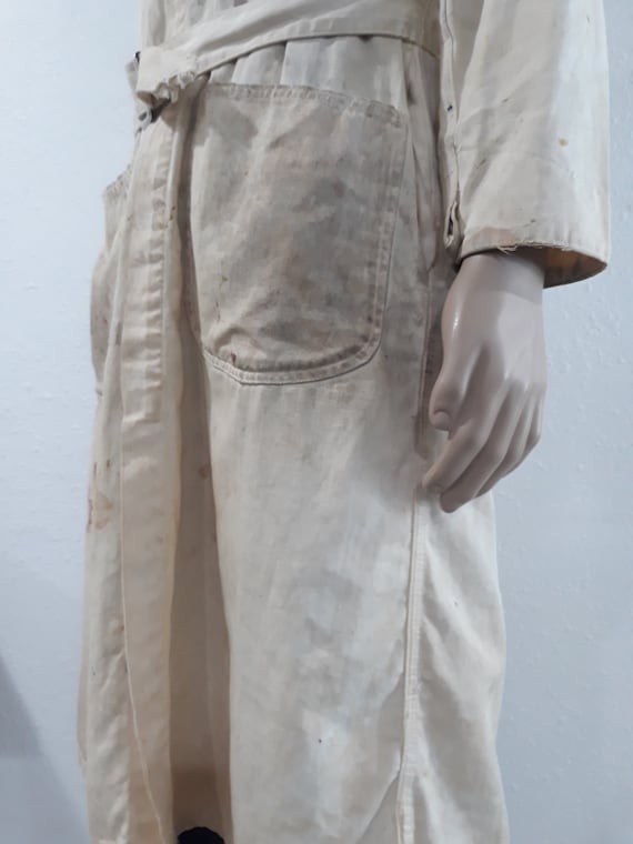 50's factory lab coat workwear Loev Bros. Philade… - image 5