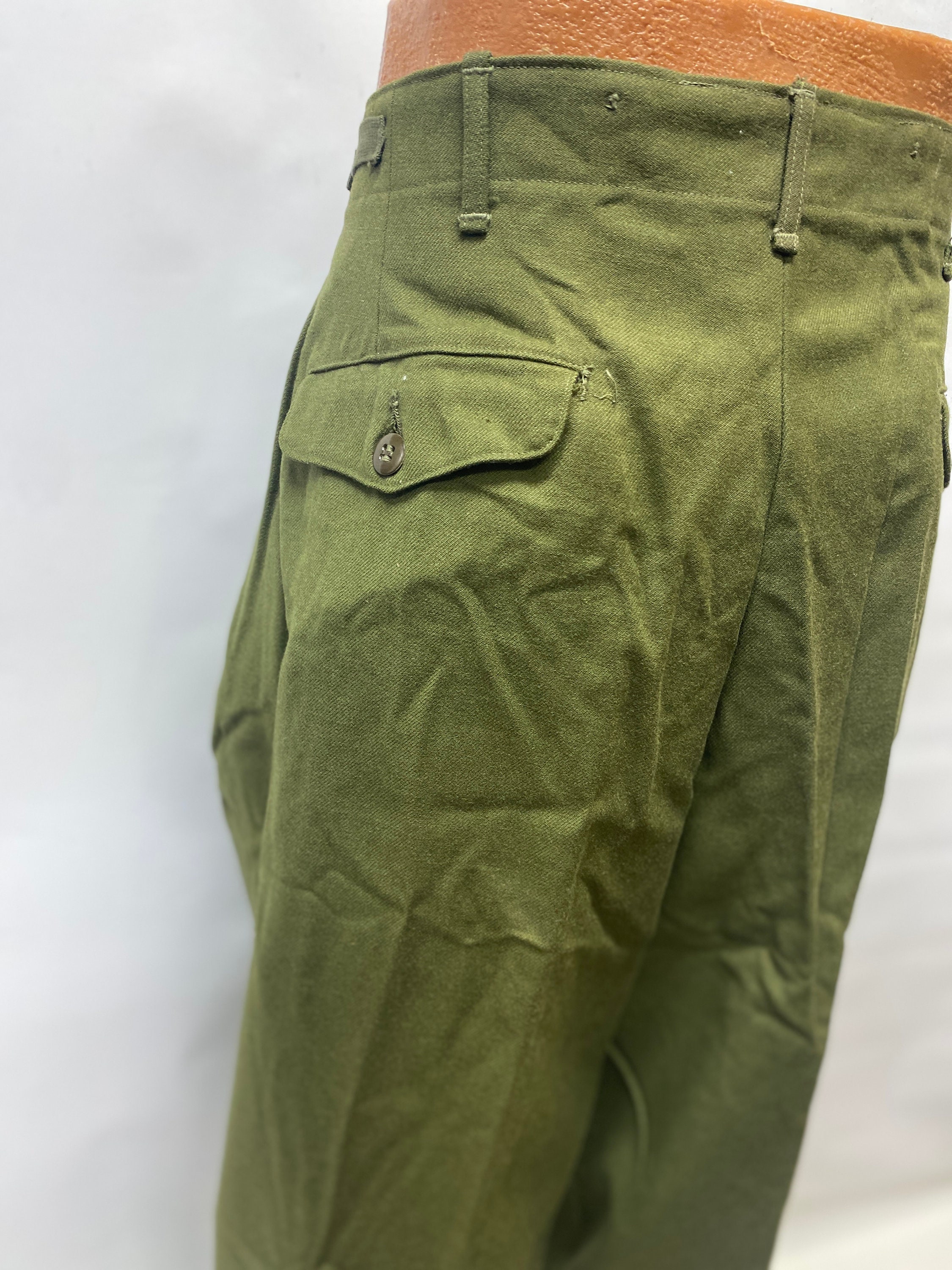 NOS M-51 Korean War US Army Men's Field Wool Olive Green