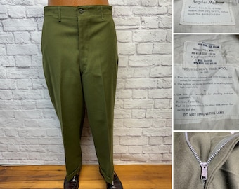 Vintage M-51 US Army Field Pants – Small Regular Made in USA