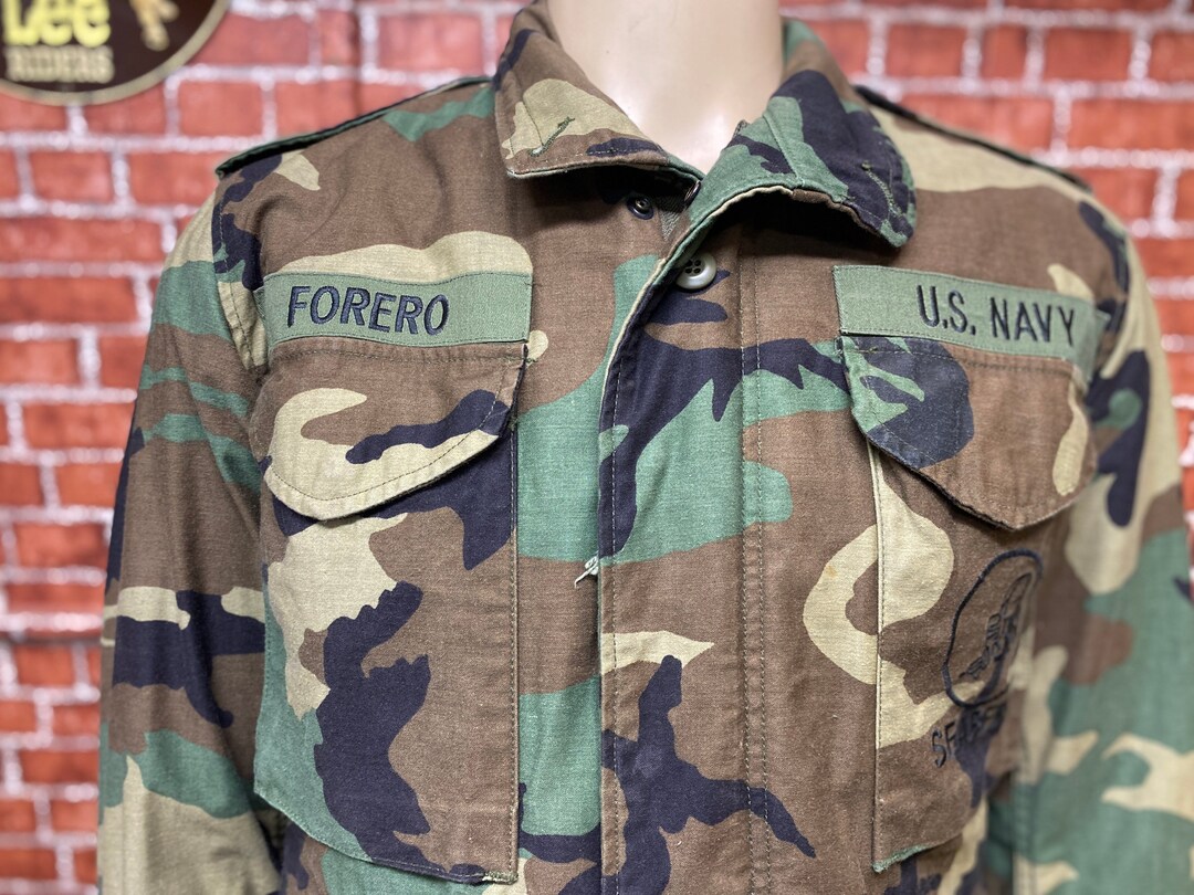 90's US Navy M-65 Field Cold Weather Jacket Camouflage Fatigue Utility  Combat Size X-small Short. - Etsy