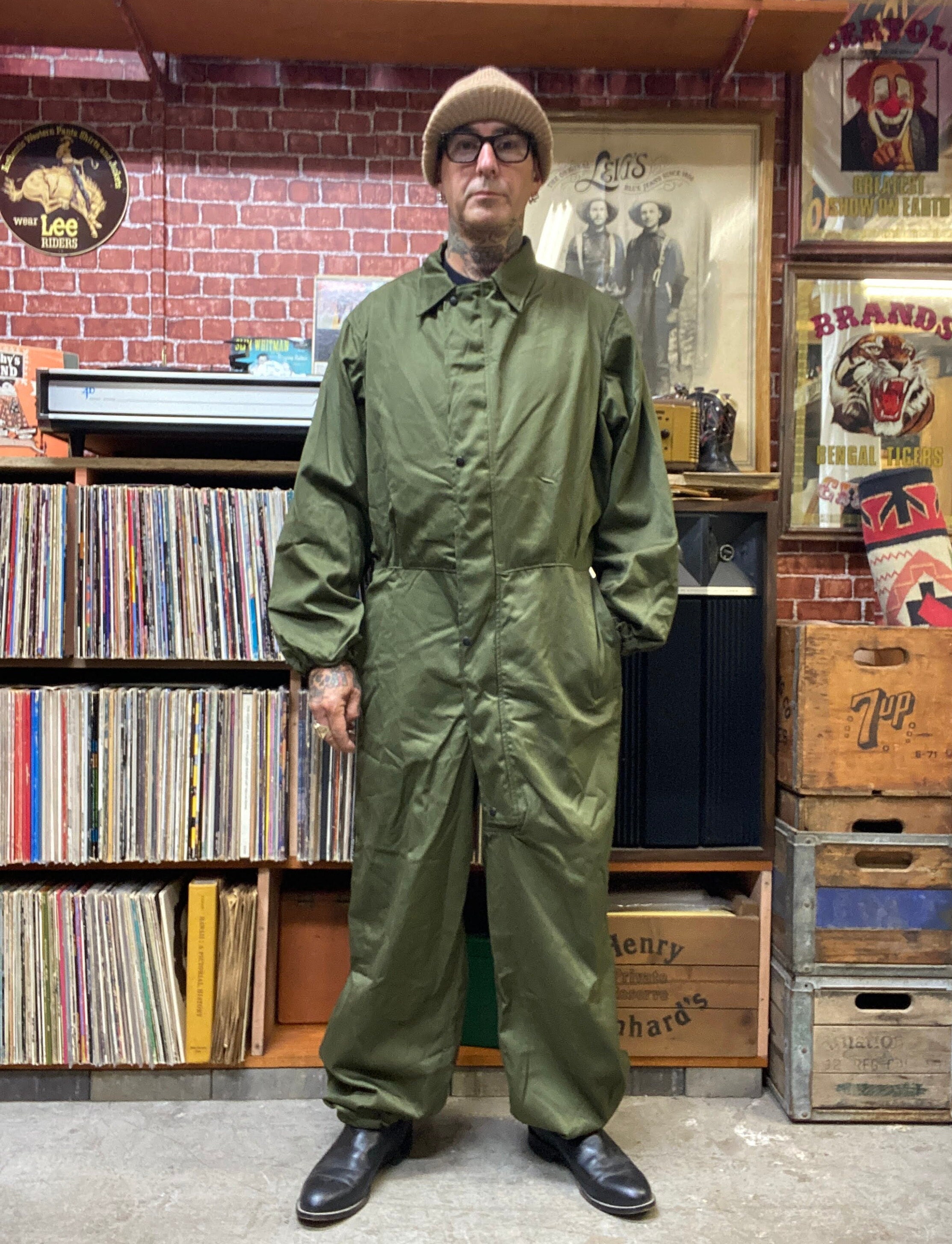 90's Flyer's Coveralls, Olive Drab Flight Mechanic Coveralls Jumpsuit,  Vintage | Surf and the City | Orcas, WA