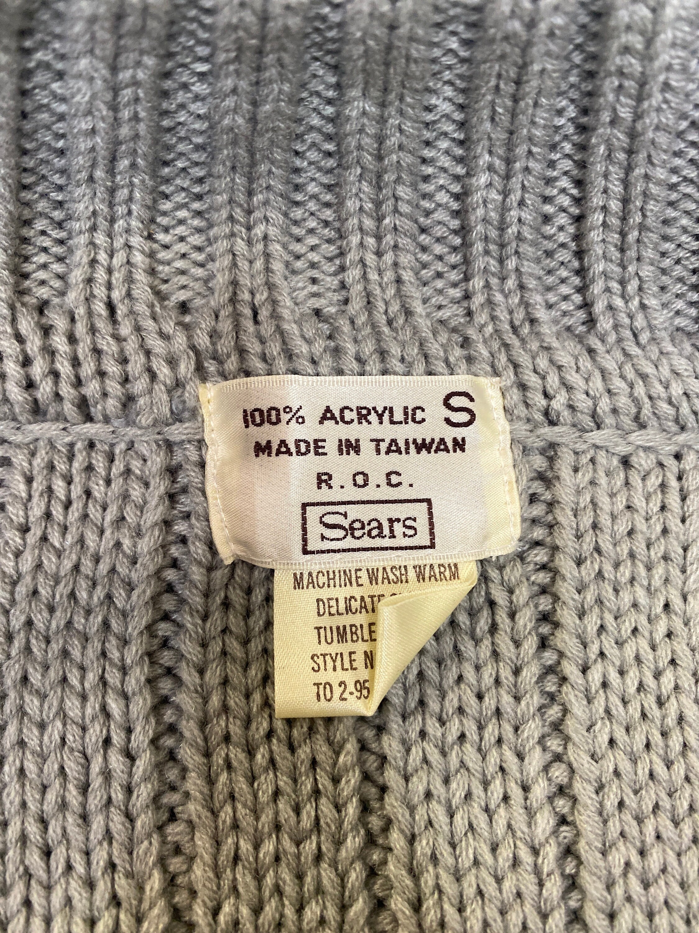 70's〜 Sears Acryl Knit Cardigan 70's Sears Knit Cardigan SIZE M 70年代 シアーズ アクリル
