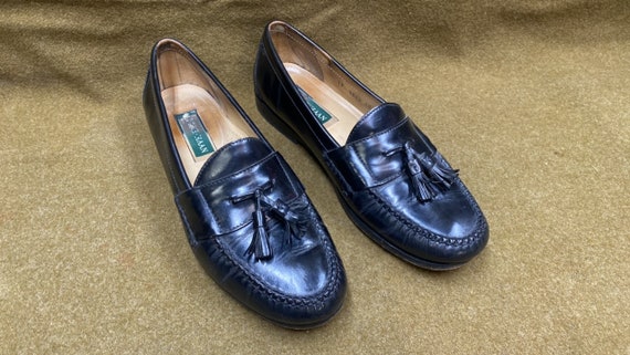 Cole Haan Kiltie Penny Loafers Style #3506 Black Leather  display picture 2