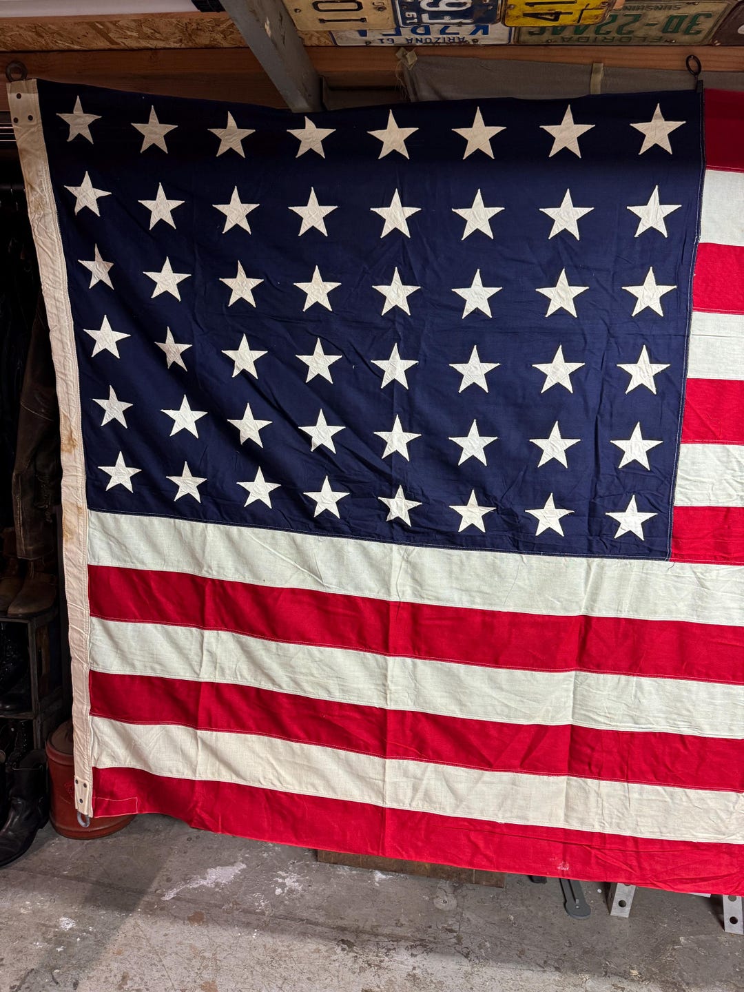 Vintage 50's 48 Stars American Flag 55" Tall X 112" Wide. - Etsy