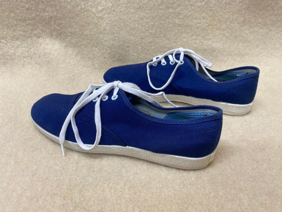 NOS Size 5 1/2 laces on blue canvas dance hall wo… - image 5