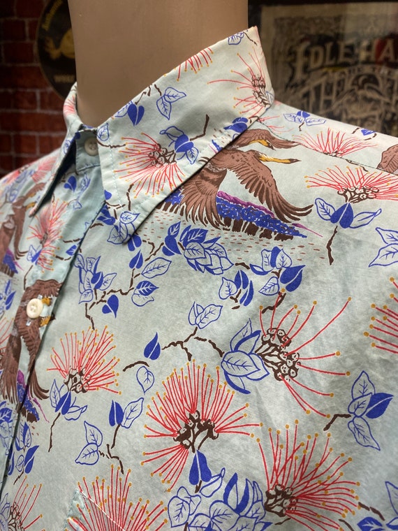 Reyn Spooner Hawaiian men's cotton shirt size M m… - image 7