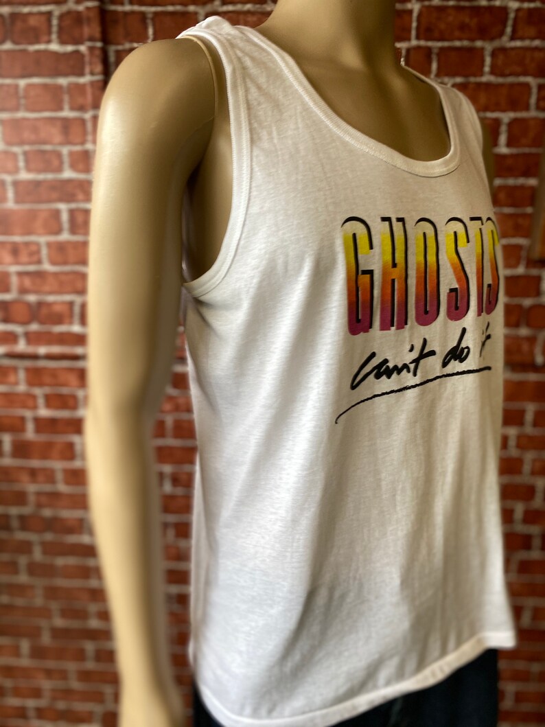 80/'s Ghosts can/'t do it Bo Derek movie tant top size large made in Usa.