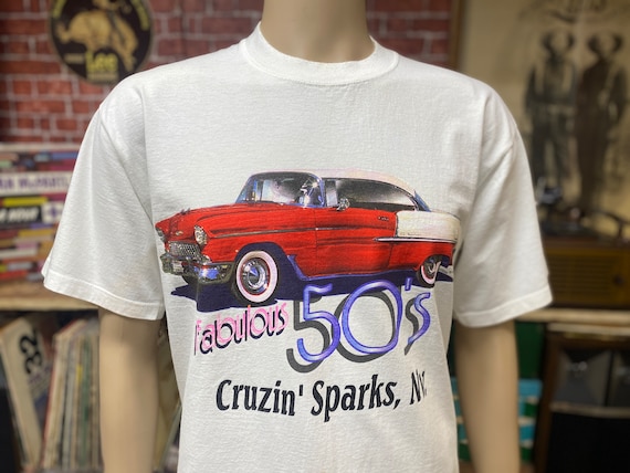 90's Fabulous 50's Cruzin' Sparks, NV white t-shi… - image 1