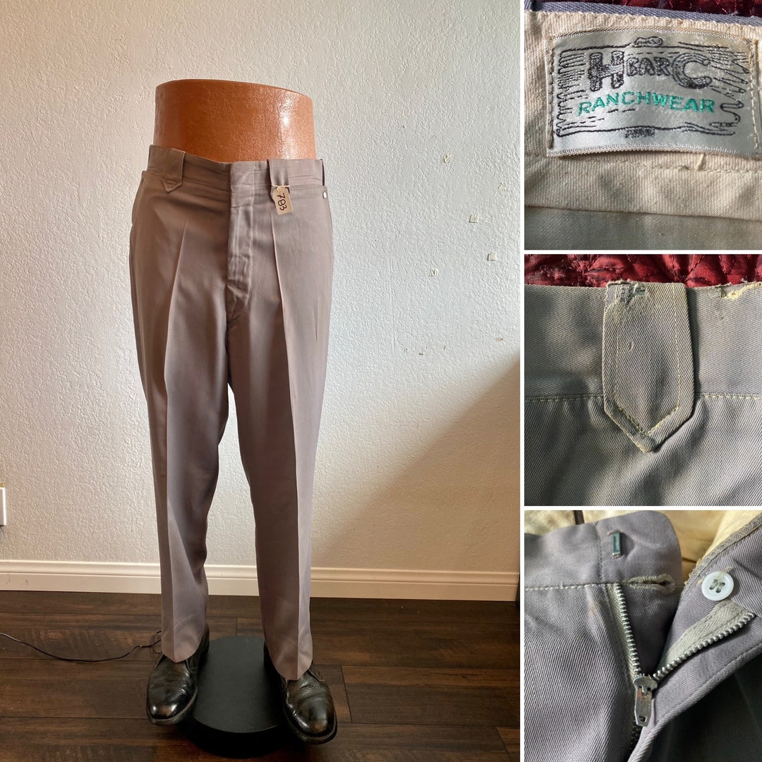 1950s Wonderful WAC Trousers | Vintage 50s Olive Green Wool