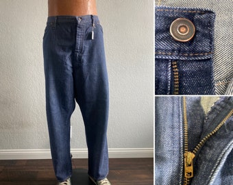 70's 40x28 Sears Roebucks bottom boot cut jeans pants.