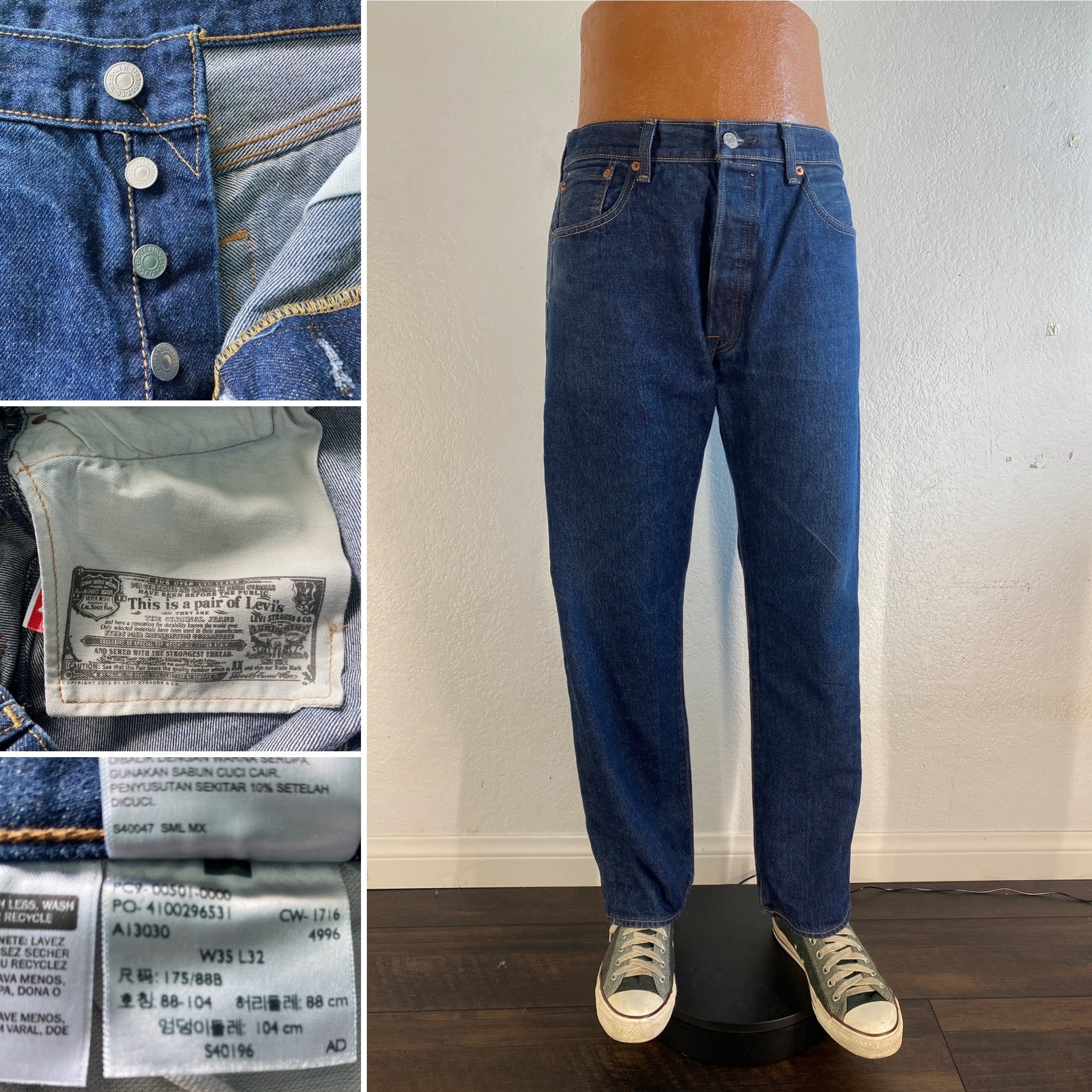 Vintage Levis 501 34x28 - Etsy Vintage Levis 501 34x28 - Etsy