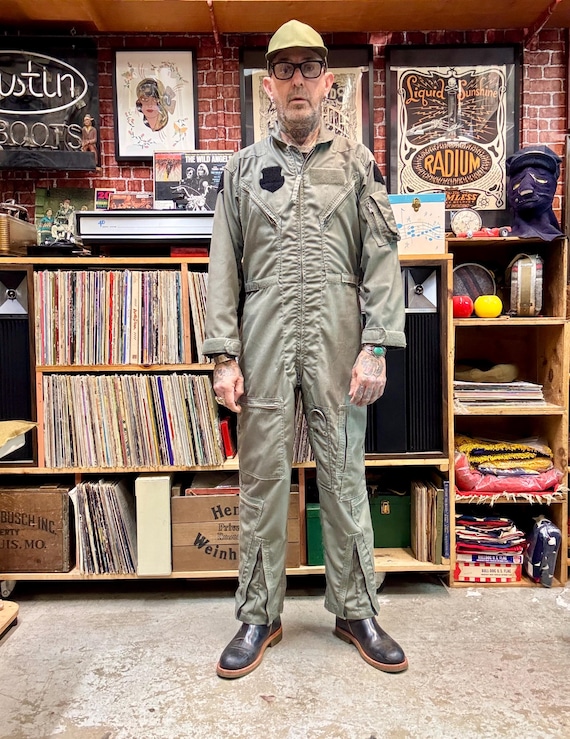 CWU-27/P Sage Green Utility Mechanic Flyers Summer Coveralls Jump
