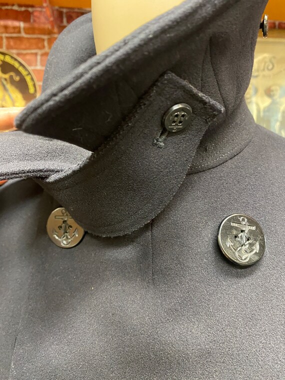 Vintage 50's 60's Wool US Navy Peacoat Size 38. - Etsy