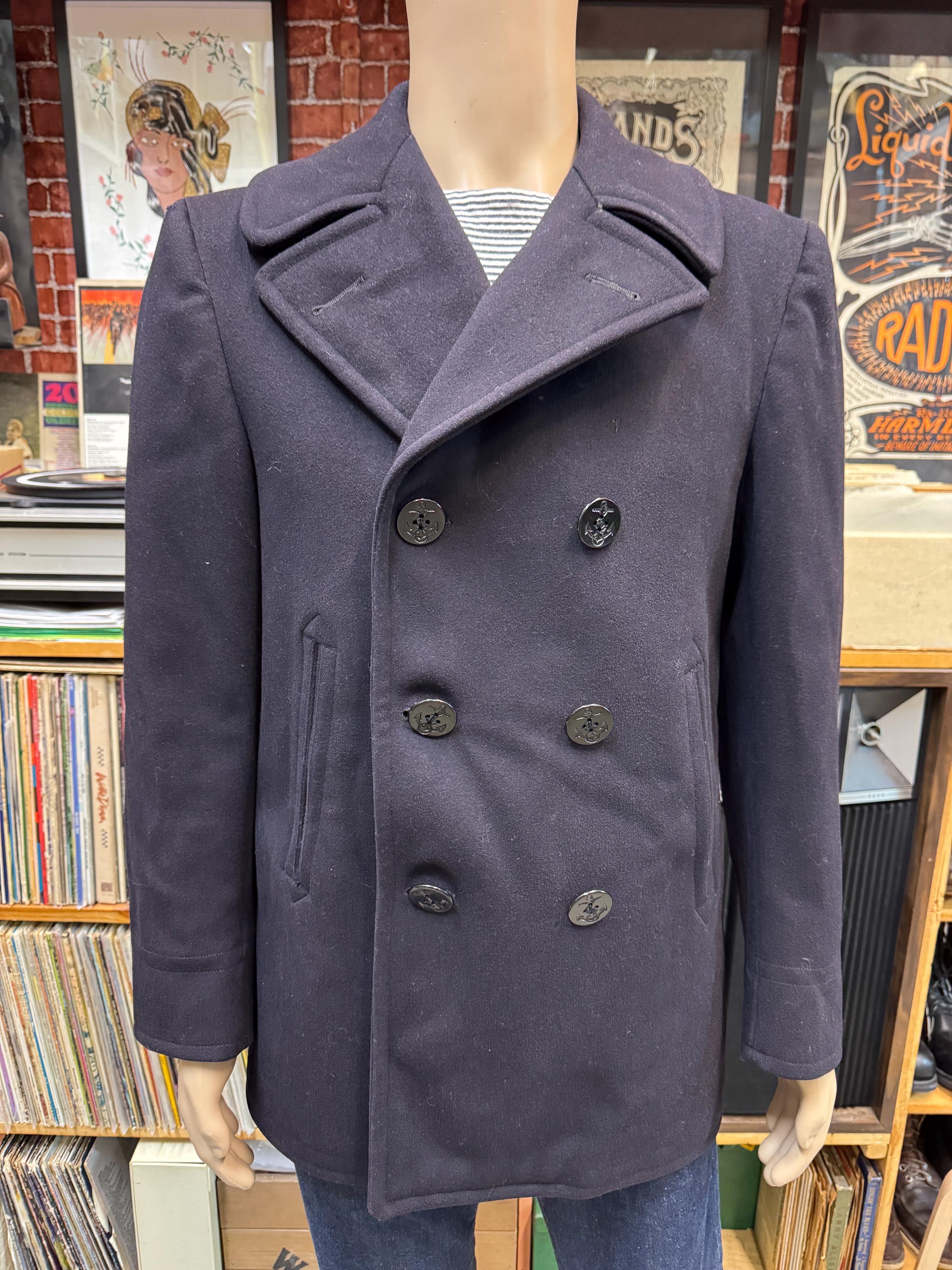 Vintage 70's Wool US Navy Peacoat Cracker Jack Size 36. - Etsy