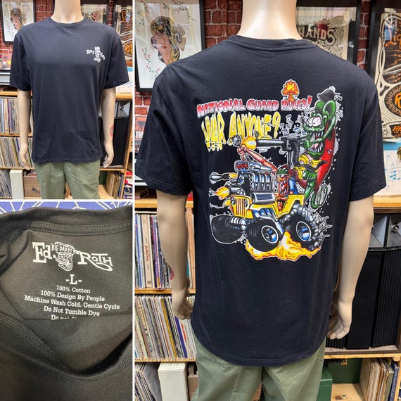 Vintage Rat Fink T-shirt, Ed Big Daddy Roth Graphic, Size Large - Etsy