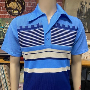 70s Knit Polo - Etsy