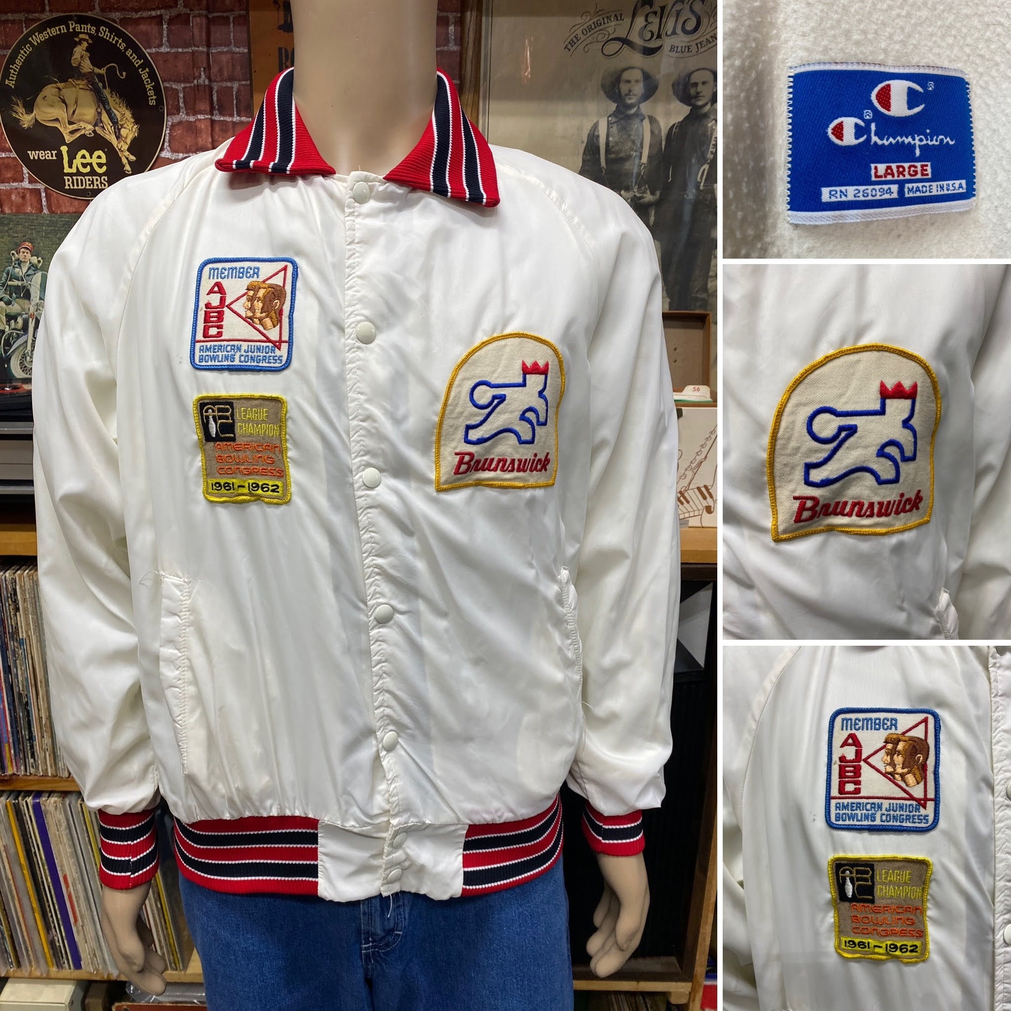 Satin Bowling Jacket - Etsy