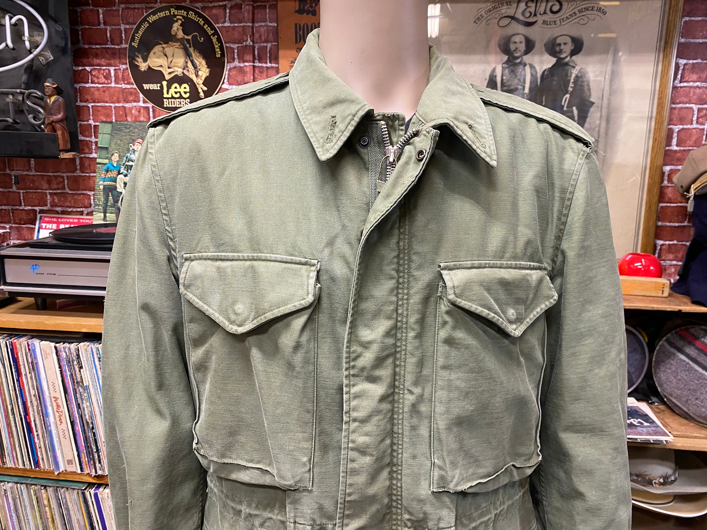 Long Army Fatigue Jacket Etsy