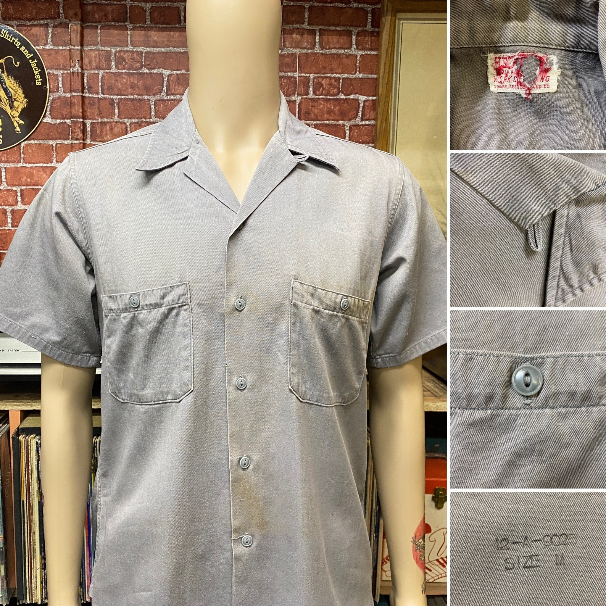 1950s Work Shirt - Etsy 1950s Work Shirt - Etsy