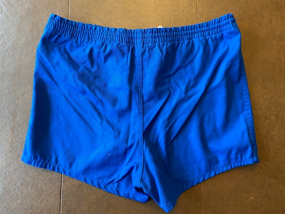 80's USN blue electric swim trunks size Large 36-… - image 10