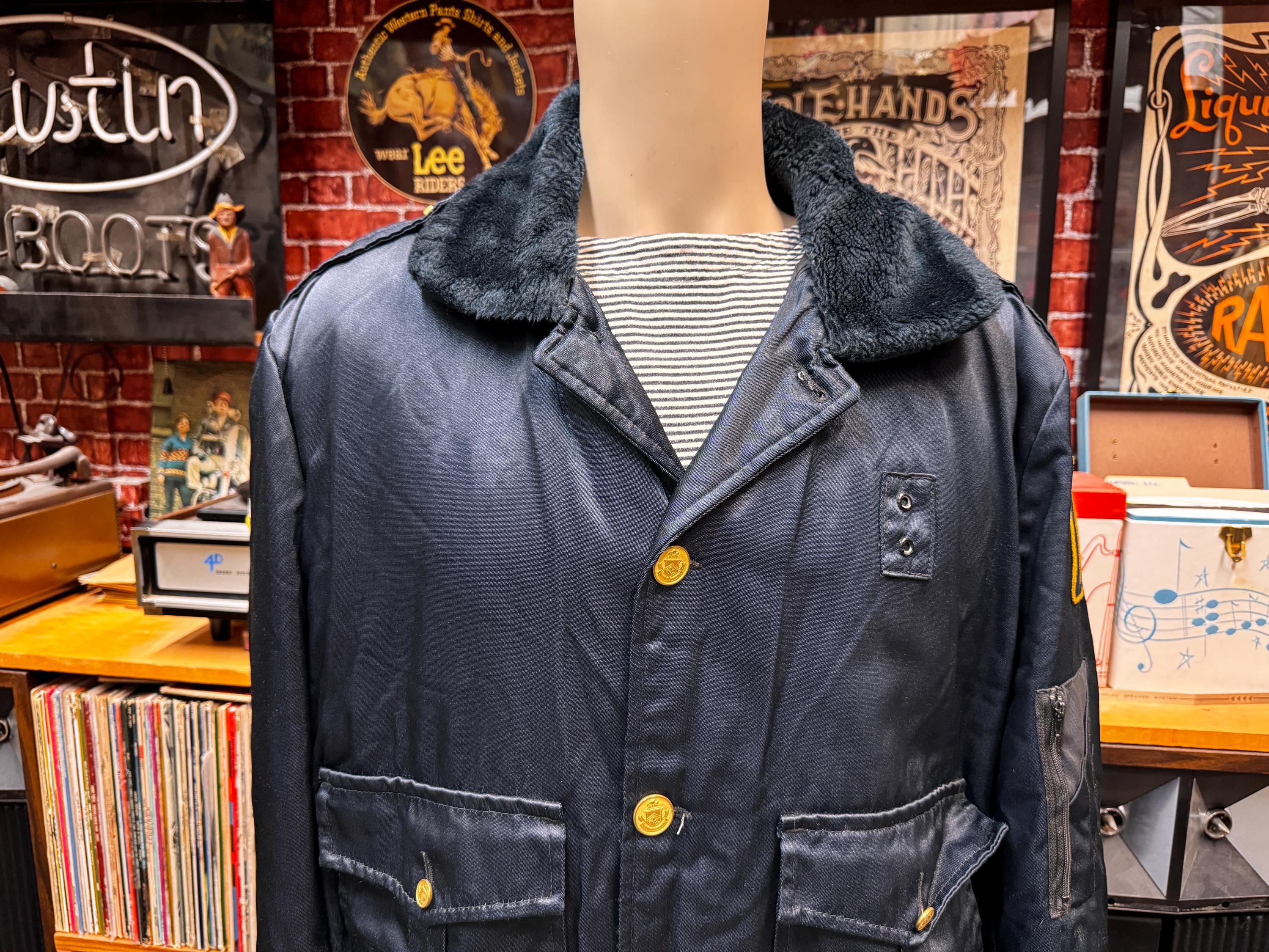 90's Police Security State Trooper Blue Quilted Lining 90's Police Security State Trooper Blue Quilted Lining