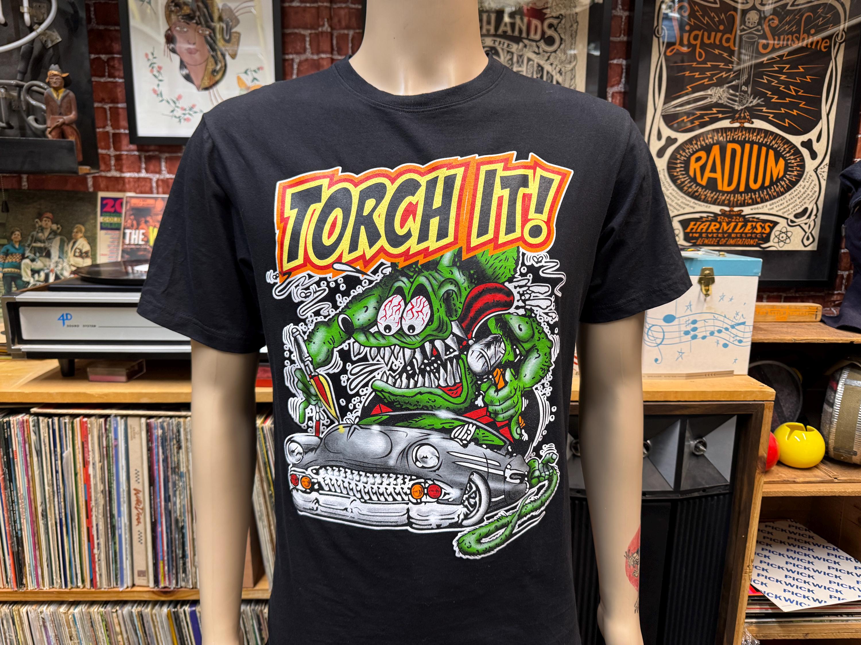 80s 90s Willy Ronis フォトTシャツ アートT raf系 Vintage 90s Rat Fink 