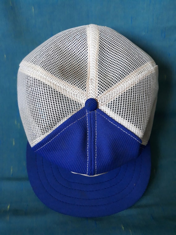 Ontario Motor Speedway blue and white trucker bas… - image 5