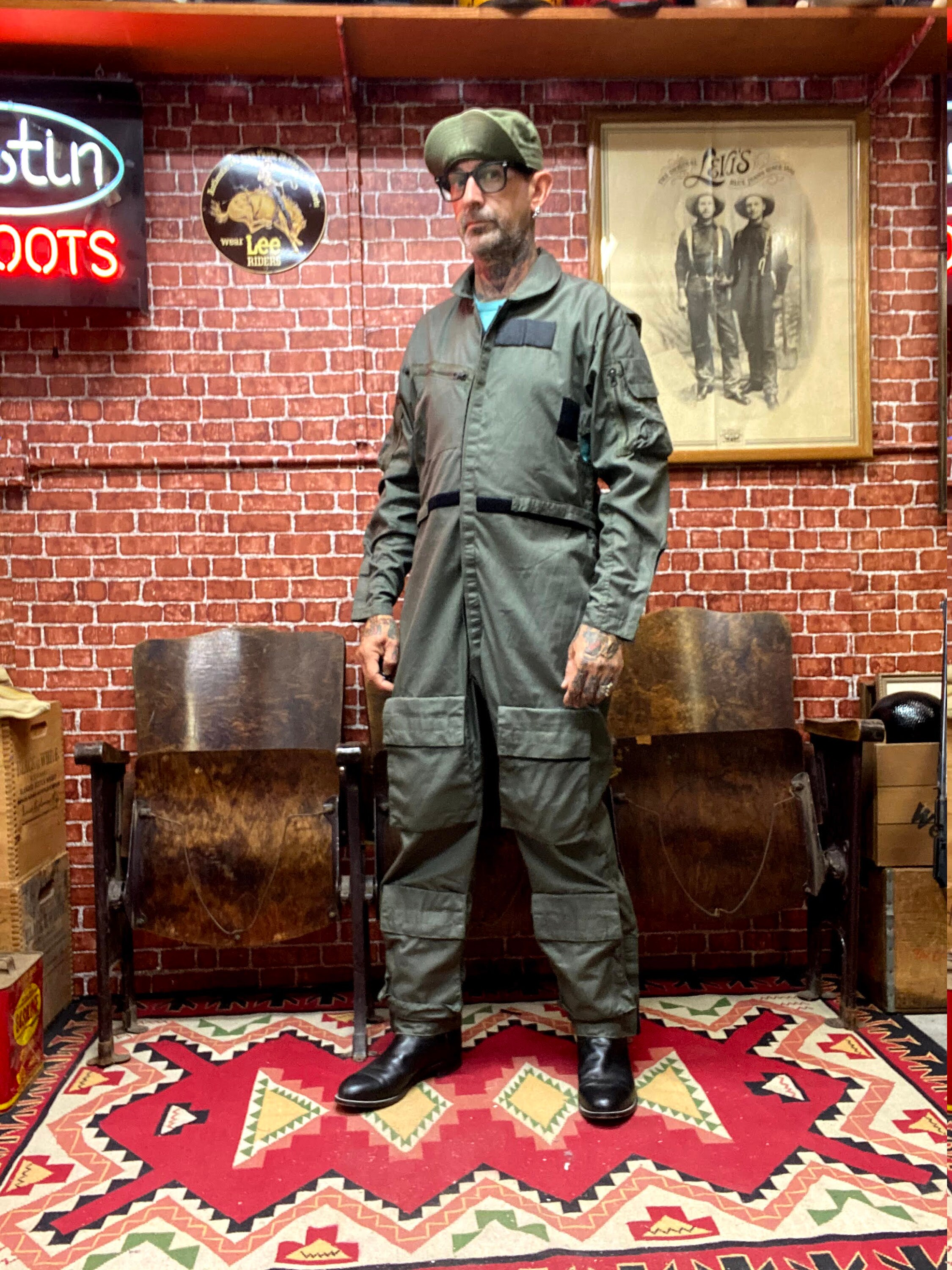 軍放出品　フライトスーツ coveralls utility 米軍 CWU-64/P NOMEX フライトスーツ 米軍放出品 ミリタリー