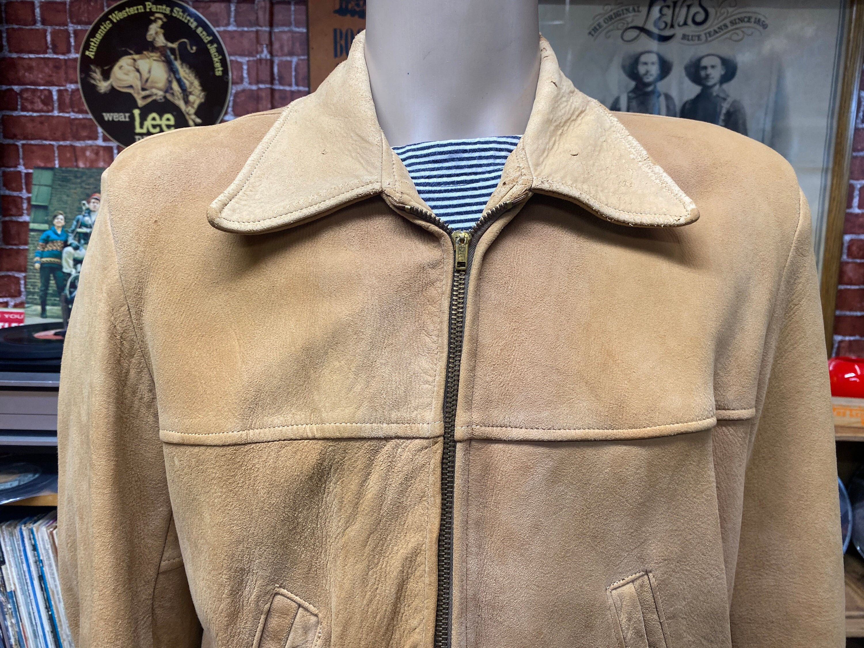 Vintage Suede Rancher Coat - Etsy Vintage Suede Rancher Coat - Etsy
