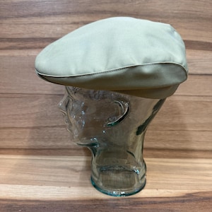 UNWORN Country Gentleman brown ivy cap flat hat size large 7 1/4.