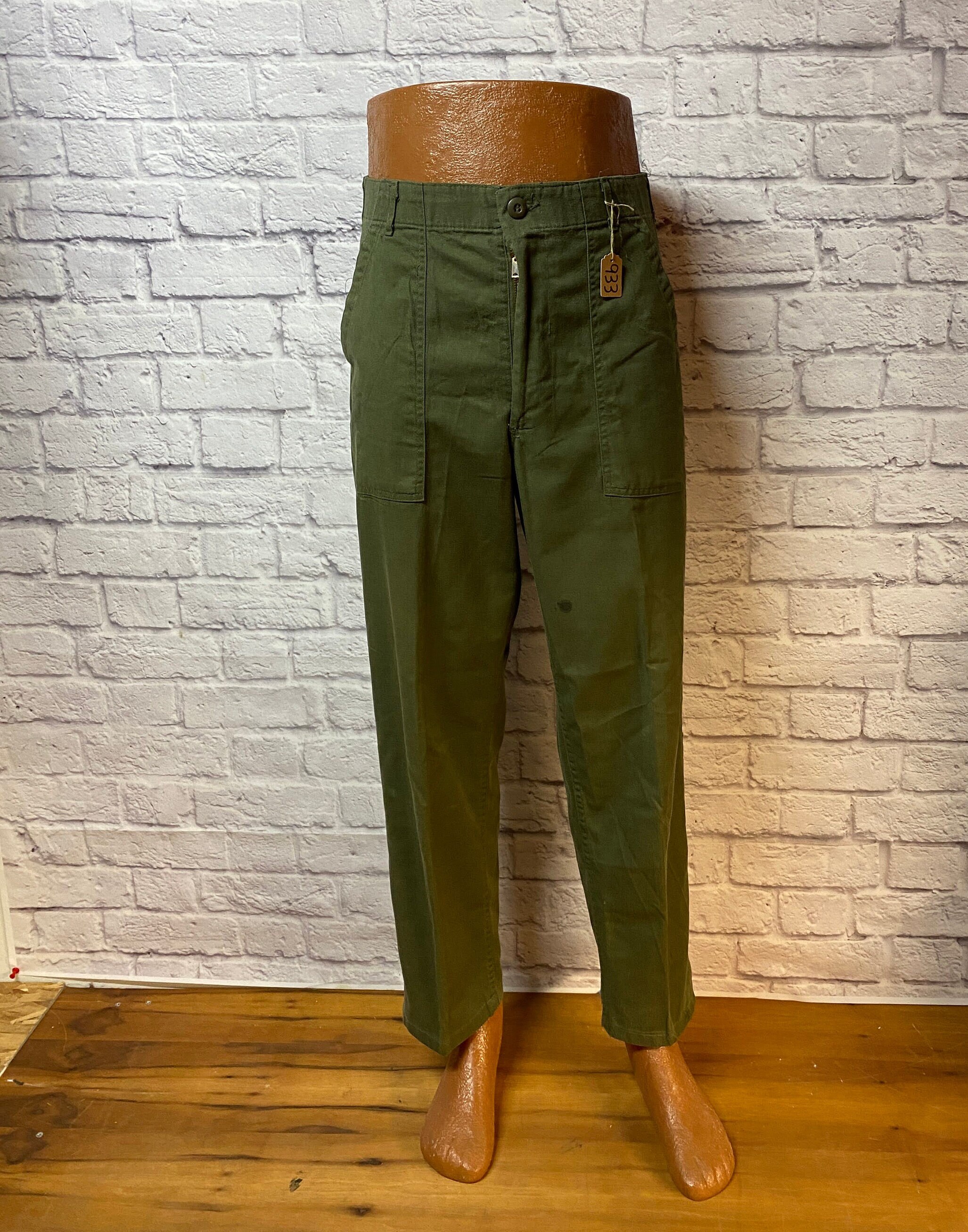 80s★US ARMY OG507 UTILITY PANTS★ vintage 80s us army og 507 trousers utility pants military