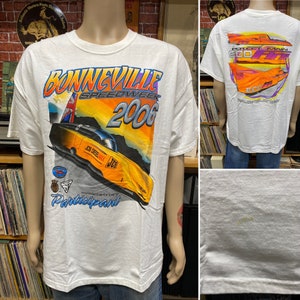 2006 Bonneville Speed Week Salt Flats, Utah Participant white t-shirt size 2X.