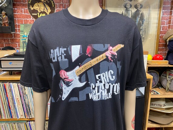 VTG 1998 Eric Clapton World Tour Concert Souvenir Soft Black T