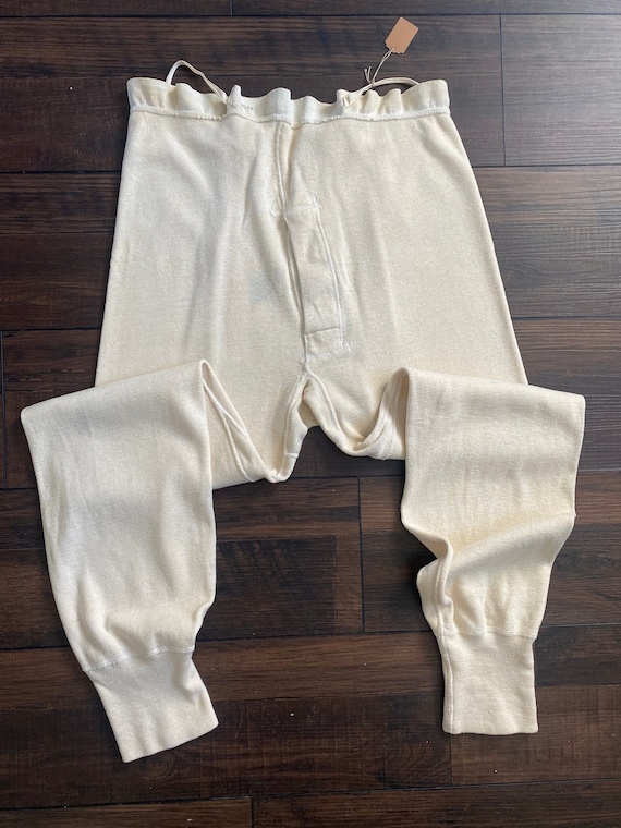 50s Vintage Military Winter Drawers Army Long Johns Military