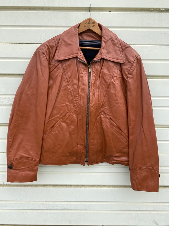 Size 40 deals leather jacket