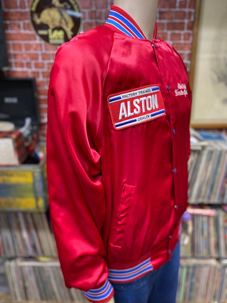 Alston Race Car Engineering Stan Goldstein Personal Red Satin Etsy