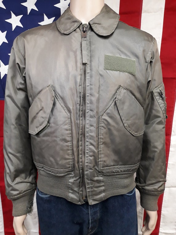Valley Apparel Made in USA Mens US Air Force CWU 45/P Flight Jacket ...