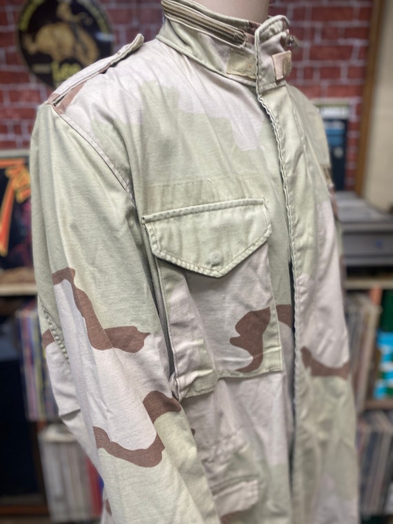 90's NOS US Navy Seabees cold weather coat desert… - image 3
